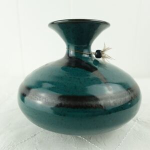 Robert Butler Vase Feather River Art Pottery Artist Signed